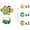 6, variant on 10Pcs 5Inch Balloons Thick Reusable Emulsion Rose Gold Cake Topper Decoration Balloons for Cakes