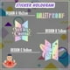 thumbnail image 1 of Bts PROFF holograma pegatina todavía por venir WHALIEN, 1 of 1
