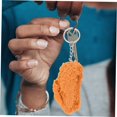 thumbnail image 2 of HAHDAXIA 2pcs Chicken Leg Chicken Wing Pendant Key Rings for Car Keys Realistic Fried Chicken Key Ring Food, 2 of 7