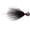 Black, variant on VMC BKJ12-CHW Bucktail Jig, Sinking 1/2 oz, #6 Hook, Chartreuse White