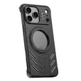 thumbnail image 1 of Metal Case For IPhone 17 Pro Max/17 Pro/17, Aluminum Alloy Case With Magnetic Rotating Ring Stand Heat Dissipation Shell, 1 of 8