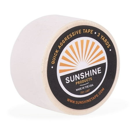 Sunshine Tape | Quick Aggressive Wig Adhesive Tape Roll | 1" x 3 YDS | Hair Toupee Tape