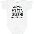 thumbnail image 3 of Inktastic My Tia Loves Me Childs Girls Baby Bodysuit, 3 of 5