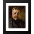 thumbnail image 2 of Stanisław Lentz 15x18 Black Modern Framed Museum Art Print Titled - Portrait of Henryk Piątkowski, 2 of 5