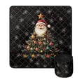 thumbnail image 2 of HELLHERO Santa Christmas Tree Sewing Machine Mat with Storage Cylinder Fabric Polyester Household Sewing Machines Mat Scratches Proof Storage, Christmas, 2 of 5