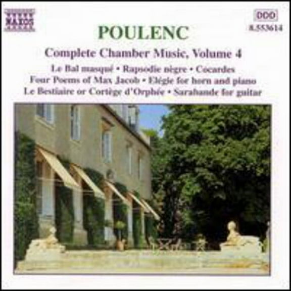 F. Poulenc - Complete Chamber Music 4 - Music & Performance - CD