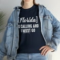 thumbnail image 7 of Florida Is Calling and I Must Go Shirt, Beach Vacation Tee, Vacay - ID: 484, 7 of 7