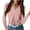 Pink, variant on JYnXIANTI Womens Sweaters Fall Soft Button down V Neck Long Sleeve Tops Comfy Ribbed Knit Cropped Cardigan Outfit