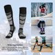 thumbnail image 5 of Whataatahia Calcetines de esquí y snowboard por encima de la rodilla para hombre y mujer, 5 of 5