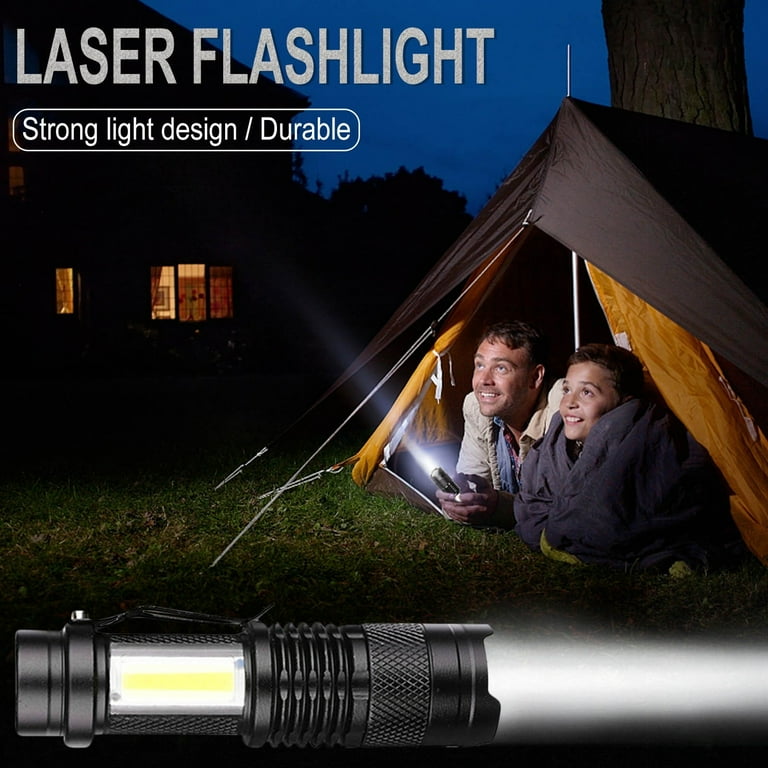 BEYSTE LED Rechargeable Torch, Extremely Bright 1000,000 Lumens, Strong Tactical Torches, USB C Battery Operated, Large Battery, 2 Switches, For