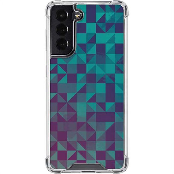 Skinit Geometric Chromatic 01 Galaxy S22 Clear Case