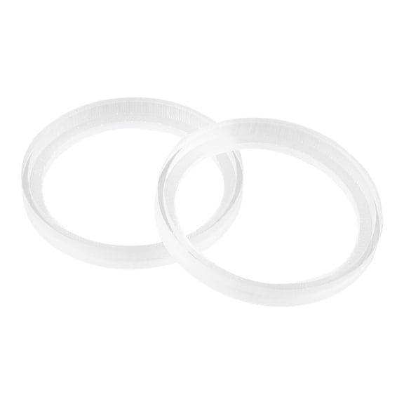 Pair 1.5 Inch Car White Clear Speaker Spacer Ring Mounting Spacer Acrylic 50mm ID