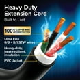thumbnail image 3 of Camco Power Grip 30-Foot Heavy-Duty 50-Amp RV Extension Cord - PVC (55195), 3 of 6