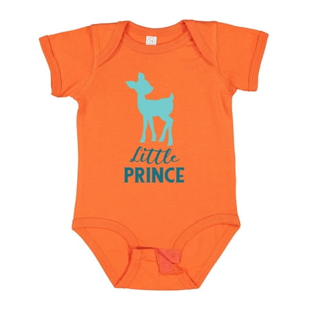

Inktastic Little Prince Deer Silhouette Baby Deer Fawn Gift Baby Boy Bodysuit
