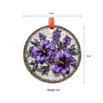 thumbnail image 5 of Ornament Window Hanging, Purple Flowers Romantic Suncatcher for Doors Home Sun Catchers Decoration and Christmas, Mother's Day Birthday Gifts for Women, Men, and Mom, Stained, 5 of 5