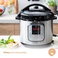 thumbnail image 2 of MasterChef - Olla eléctrica a presión 10 en 1 Instapot Multicooker de 6 cuartos de galón, olla de cocción lenta, vaporizador de verduras, máquina de arroz, olla digital programable Insta con 18, 2 of 5