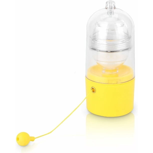 Máquina Para Huevos Revueltos Dorados: Agitador Manual Con Cuerda, 6.3 X 2.76 Pulgadas. Haz Huevos Batidos Sin Romper La Cáscara