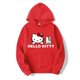 thumbnail image 1 of Sanrio-Sudadera con capucha de Hello Kitty para mujer, ropa bonita 3D con estampado de dibujos animados, moda de primavera y otoño, 2000s, y2k, 1 of 6