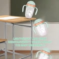 thumbnail image 5 of Vaso para bebés de más de 8 meses, vaso para bebés | 300 ml | pajita con peso y asas de fácil agarre, biberón con tapa abatible, vaso de entrenamiento para beber de forma independiente, antiderrames., 5 of 5
