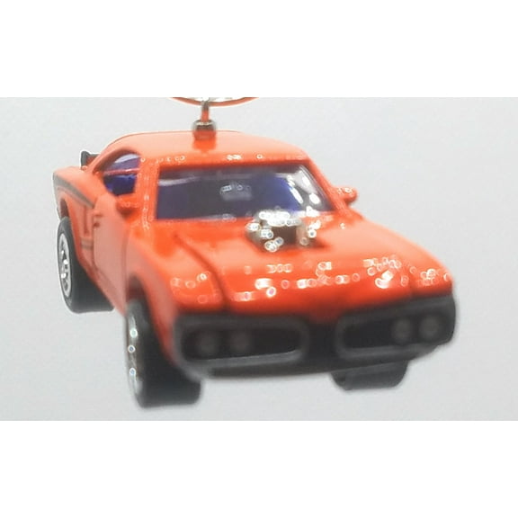 Christmas Ornament for 1970 Dodge Super Bee Orange Black Decals