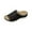 Black, variant on Xfvqtps Wedges for Women Slide Arch Support Hollow out Open Toe Soft Sole Comfortable Breathable Lightweight Non Slip Dressy Beach Casual Summer Walking Sandals Beige