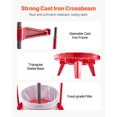 thumbnail image 4 of KFFKFF 2.38 Gal/9L Fruit Wine Press, Stainless Steel Basket with Cross-beam and Triangular Structure, Manual Juice Maker, Cider Apple Grape Tincture Making Press with T-Handle for Kitchen Home, 4 of 9