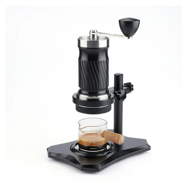 Machine à Espresso Manuelle 9-12 Bar à Pression Manuelle Portable pour Voyage en Plein Air Extraction Manuelle Cafetière Machine à Espresso,Portable