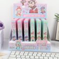 thumbnail image 1 of Labubu 36 Uds. Bolígrafos de Gel de colores de dibujos animados Kawaii de 0,5mm con agarre de silicona antideslizante, útiles escolares adorables, regalo de cumpleaños Ideal para Amiga, 1 of 5