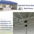 thumbnail image 2 of Arigeas 10'x20' Pop Up Canopy Tent with 4 Removable Sidewalls, Easy Outdoor Sun Shade Shelter for Party, Event, Patio, 2 of 6