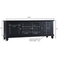 thumbnail image 4 of Crosley Cambridge Meuble Télé Bas de 60 Pouces en Noir, 4 of 5