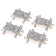 thumbnail image 1 of Divisor coaxial coaxial de la TV del cable de 4 pedazos 3 maneras para la antena video del rf del vcr, 1 of 9