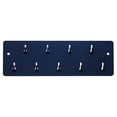 thumbnail image 2 of Industrial Key Rack, Powder Coated Steel, 9 Hooks, Keeps Keys, Time Clock Badges and Other Items Organized and Easily Accessible, Black, 2 of 2