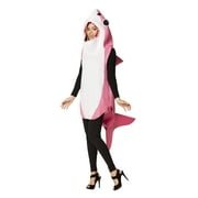 Pink Shark Costume, Adult, Sizes S-M & L-XL