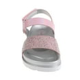 thumbnail image 4 of bebe Girls' Sandals - Cute and Sparkly Toddler Girls' Summer Shoes, Perfect Beach Sandals for Toddlers, 4 of 7