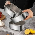 thumbnail image 2 of Airtight Stainless Steel Food Storage Containers for Kitchen Ideal for Meal Prep Lunch and Fresh Preservation Durable Bento Lunch Solution, 2 of 7