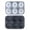 Black, variant on Baseball Ice Mold, 3D Silicone Ice Cube Tray, Slow Melting Ice Block Maker, Multi-Purpose Kitchen Mold, 1pc Ice Mold, Blue