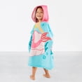 thumbnail image 4 of mijaja Kids Bath and Beach Hooded Towel Cartoon Wrap,24" x 48", Pink Beauty Mermaid, 4 of 9