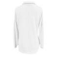thumbnail image 5 of Women Summer Tops Women's Casual Button Down T Shirt Long Sleeve Comfortable Wear Soft Basic Top With Classic Collar For Autumn Winter Lady V Junior Long Sleeve T Shirt Print Tees Women White M, 5 of 5