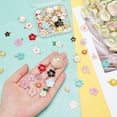 thumbnail image 6 of 104Pcs 26 Style Alloy Enamel Pendants with Crystal Rhinestone Flower Light Gold Mixed Color 4pcs/style, 6 of 7