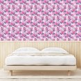 thumbnail image 3 of Ambesonne Rose Peel & Stick Wallpaper for Home, Blushy Floral Romance Dots, 13"x36", Pale Fuchsia Quartz Ivory, 3 of 5
