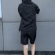 thumbnail image 4 of Pata Bata nuevo color sólido verano hombres y mujeres pantalones cortos de manga corta traje de moda para hombres, 4 of 4