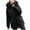 Black, variant on Women's Parka Coat Waterproof Mid-Length Thermal Jacket Recycled Polyester Quilted Design for Everyday Commute Urban Outdoor