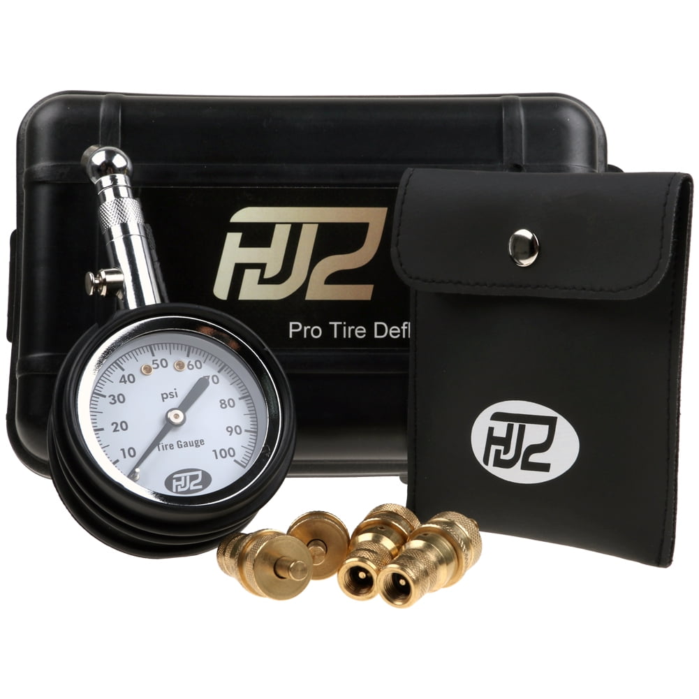 HJZ Rapid Tire Deflator Kit with Tire Pressure Gauge for car, truck