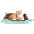 thumbnail image 1 of Tapis Rafraîchissant pour Chat, Trois Tailles Tapis de Couchage Rafraîchissant pour Chatons, Tapis avec Attaches Pliable Lavable Couverture Rafraîchissante d'Été pour Chat Polyvalent Dernier Modèle, 1 of 8