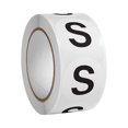 Hand Tag Sizes Round Size Sticker Labels, 500Pcs Adhesive Size Dots, Black S Size Tags ...