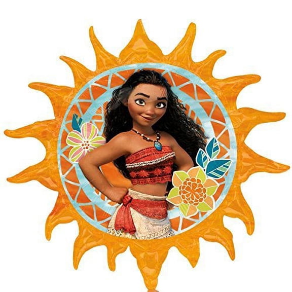 Moana 3rd Birthday party Supplies and Princess Balloon Bouquet Decorations