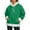 sweatshirt for women - Dark Green, variant on Women Faux Fur Trim Hooded Sweatshirt Long Sleeve Pullover with Kangaroo Pocket Soft Warm Winter Holiday Loungewear Outerwear Top,S