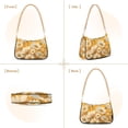 thumbnail image 2 of Ryvnso Daisy Floral Womens Chain Shoulder Bag Tote Handbags Clutch Hobo Purse with Zipper for Travel, 2 of 7