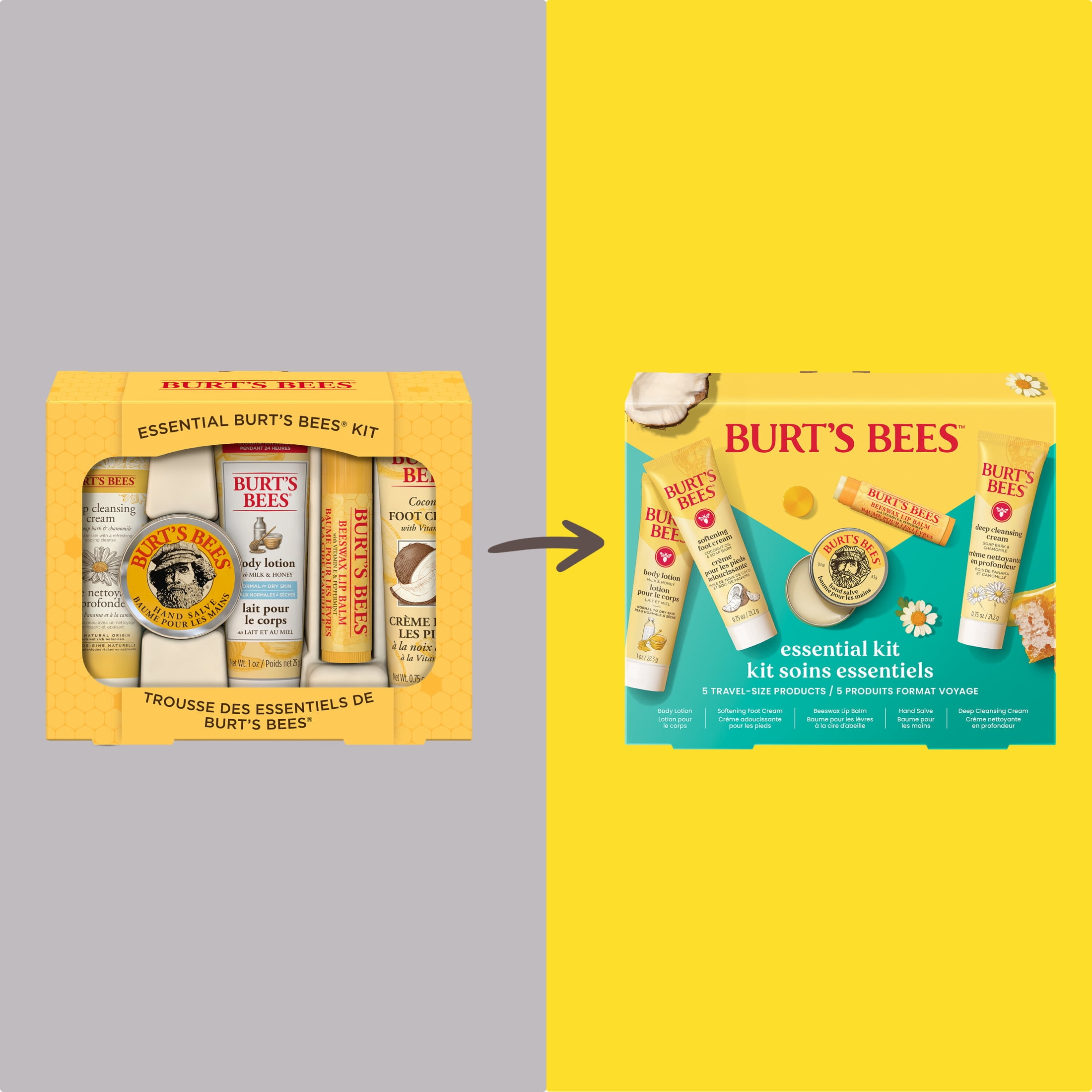 Burt's Bees Essential Kit: Cleansing Cream, Hand Salve, Body Burt's Bees Essential Kit: Cleansing Cream, Hand Salve, Body