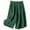 Green, variant on Frostluinai Wide Leg Linen Pants for Women Elastic Waist Casual Loose Capris with Pockets Plus Size Soft Straight Leg Pants Lightweight Capris